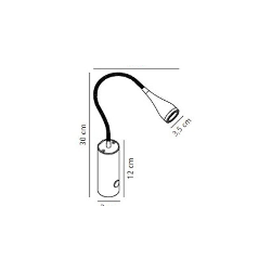 https://design-led.fr/ Mento applique Noir 3W 3000K 68,90&nbsp;€ 68,90&nbsp;€ 75531003