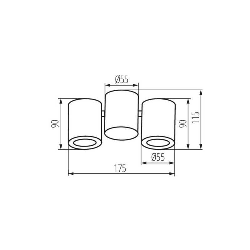https://design-led.fr/ Plafonnier pour éclairage d’accentuation BLURRO 2xGU10 Blanc 40,00&nbsp;€ 40,00&nbsp;€ 32953