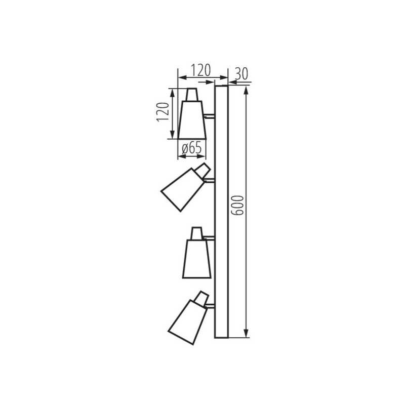 https://design-led.fr/ Luminaire mural ou plafonnier SEMPRA 4xGU10 Noir 55,00&nbsp;€ 55,00&nbsp;€ 33097