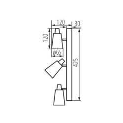 https://design-led.fr/ Luminaire mural ou plafonnier SEMPRA 3xGU10 Noir 36,80&nbsp;€ 36,80&nbsp;€ 33095