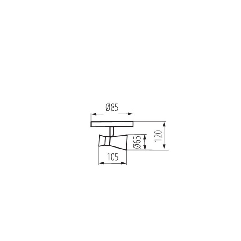 https://design-led.fr/ Luminaire mural ou plafonnier MILENO argent / cuivre 1xGU10 15,60&nbsp;€ 15,60&nbsp;€ 29111