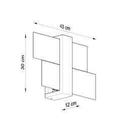 https://design-led.fr/ Applique FENIKS 1 wengé E27 62,40&nbsp;€ 62,40&nbsp;€ SL.0075