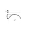 https://design-led.fr/ Luminaire mural JASMIN 1xE27 chêne blanc 82,80&nbsp;€ 82,80&nbsp;€ 23757