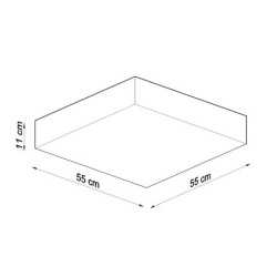 https://design-led.fr/ Plafonnier HORUS 55 noir E27 139,20&nbsp;€ 139,20&nbsp;€ SL.0920