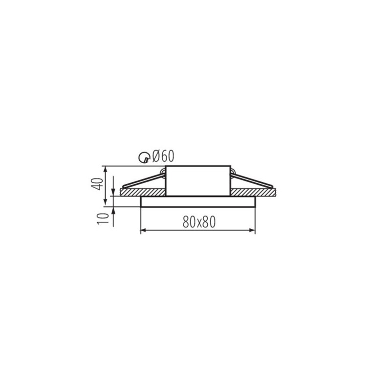 https://design-led.fr/ Support plafond FLINI IP44 80x80 mm blanc 9,80&nbsp;€ 9,80&nbsp;€ 33121