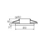 https://design-led.fr/ Support plafond FLINI IP44 Ø80 mm noir 9,80&nbsp;€ 9,80&nbsp;€ 33122