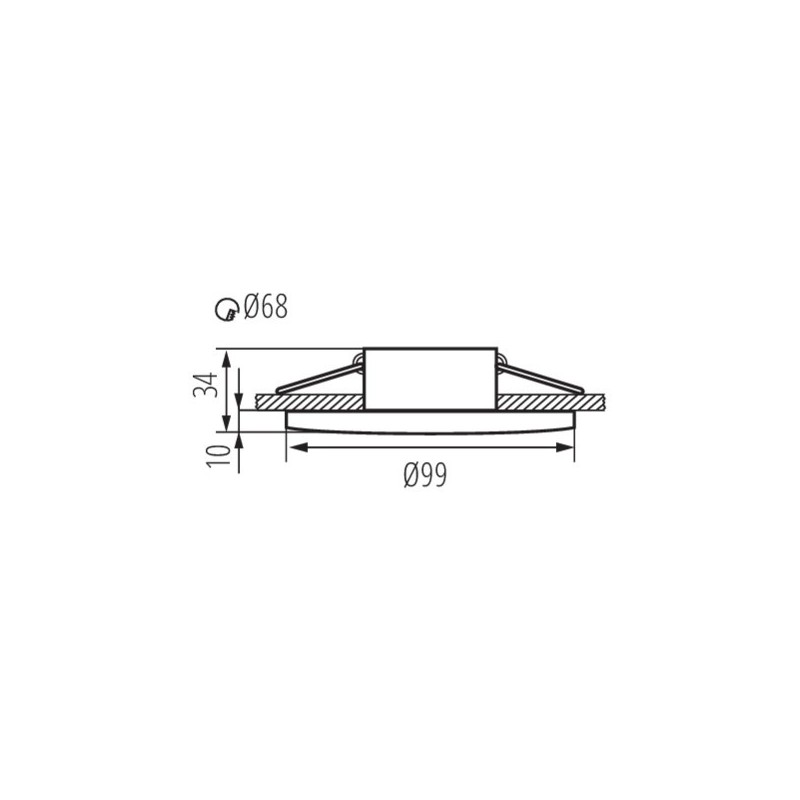 https://design-led.fr/ Support plafond DROXY IP65 Ø99 mm blanc 9,10&nbsp;€ 9,10&nbsp;€ 33125