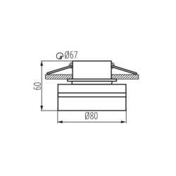 https://design-led.fr/ Support plafond GOVIK Ø80 mm blanc 16,30&nbsp;€ 16,30&nbsp;€ 29238