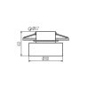 https://design-led.fr/ Support plafond GOVIK Ø80 mm blanc 12,00&nbsp;€ 12,00&nbsp;€ 29235