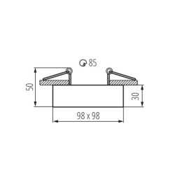 https://design-led.fr/ Support plafond MINI-GORD 98 x 98 mm noir 13,40&nbsp;€ 13,40&nbsp;€ 28781