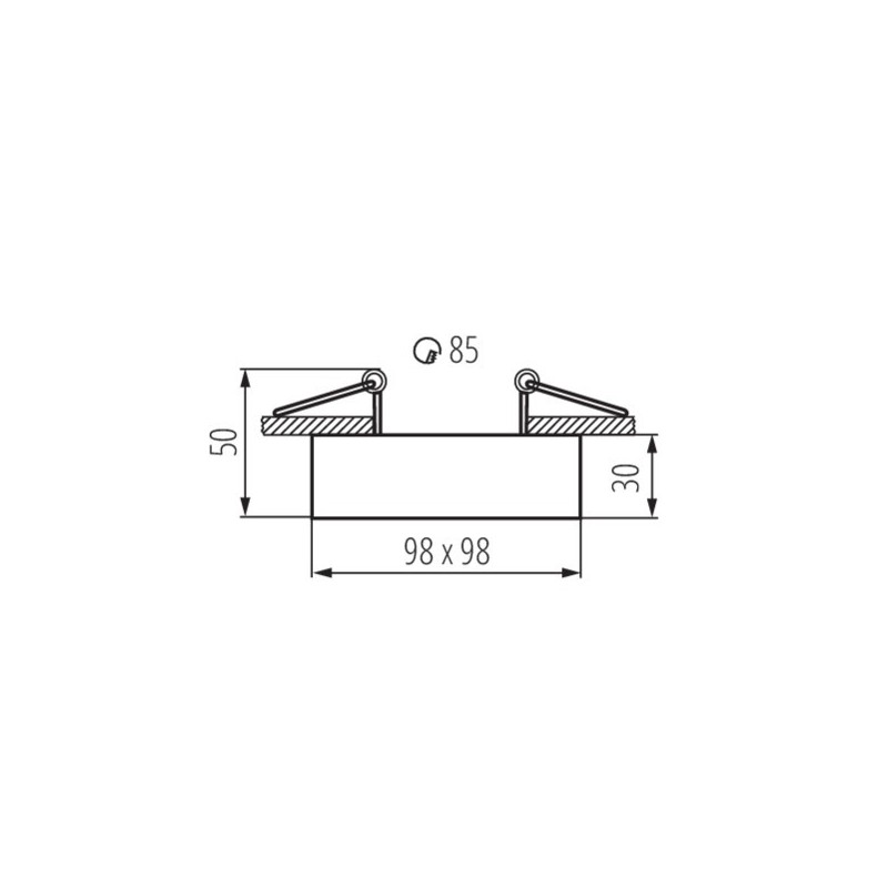 https://design-led.fr/ Support plafond MINI-GORD 98 x 98 mm noir 13,40&nbsp;€ 13,40&nbsp;€ 28781