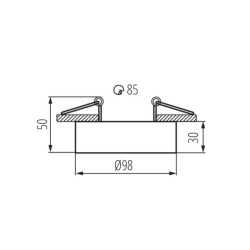https://design-led.fr/ Support plafond MINI-BORD 1xGU10 Ø98 mm blanc 12,40&nbsp;€ 12,40&nbsp;€ 28782