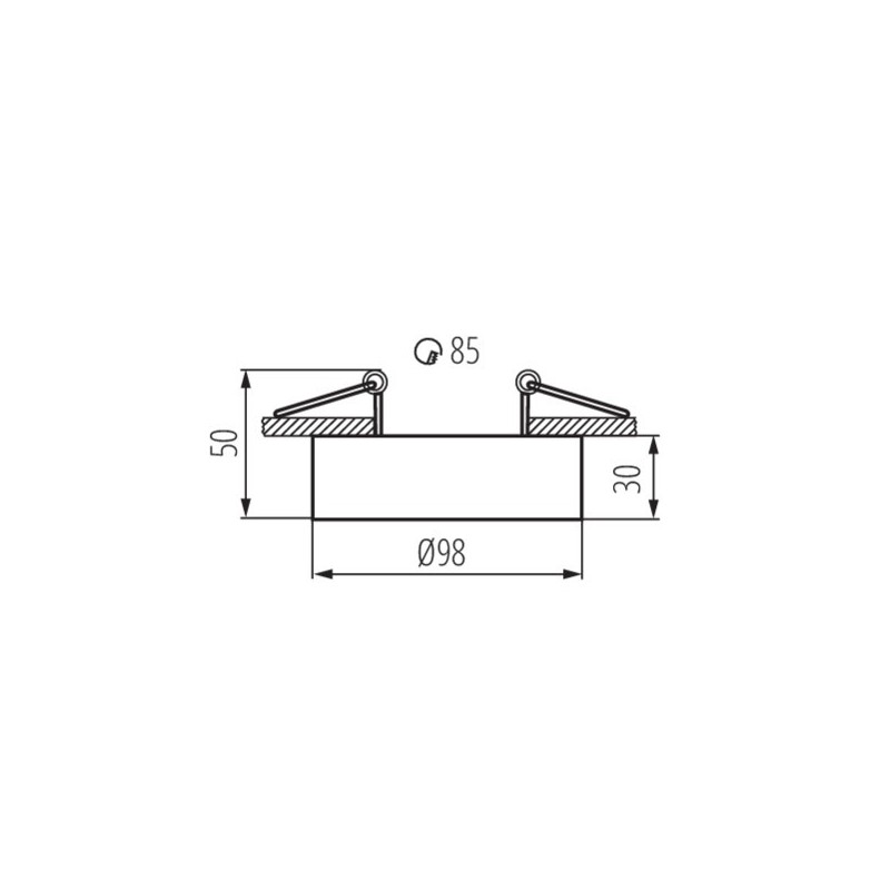 https://design-led.fr/ Support plafond MINI-BORD 1xGU10 Ø98 mm blanc 12,40&nbsp;€ 12,40&nbsp;€ 28782