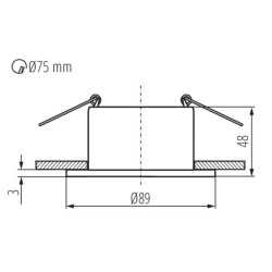 https://design-led.fr/ Support plafond GLOZO Ø89 mm or - noir 6,30&nbsp;€ 6,30&nbsp;€ 36224