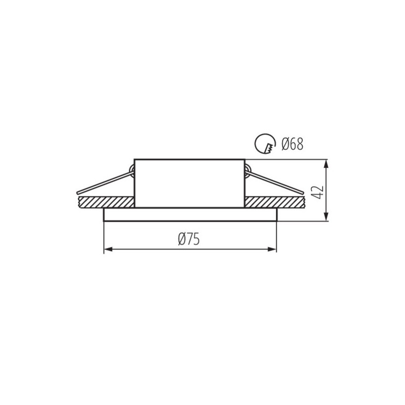 https://design-led.fr/ Support plafond SIMEN or / blanc Ø75 mm 7,40&nbsp;€ 7,40&nbsp;€ 29142