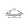 https://design-led.fr/ Support plafond ELNIS blanc / chrome Ø98 mm 12,60&nbsp;€ 12,60&nbsp;€ 27806