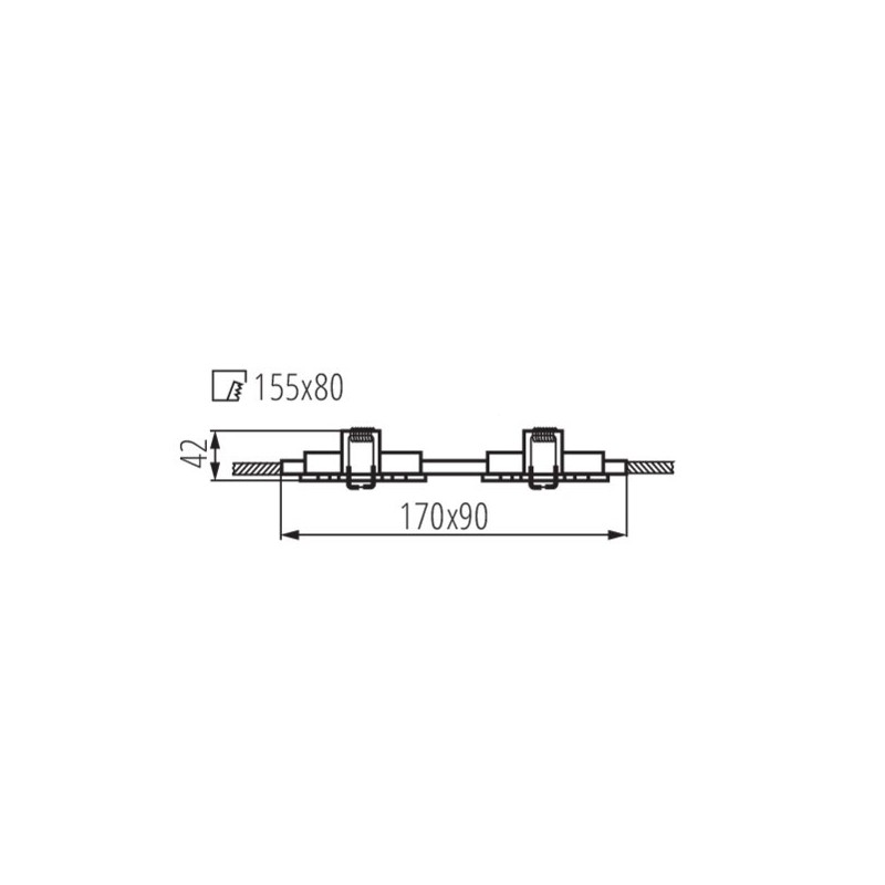 https://design-led.fr/ Support plafond SEIDY 170x90 mm aluminium brossé 2 x GU10 18,30&nbsp;€ 12,81&nbsp;€ -30% 18282