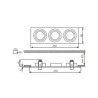 https://design-led.fr/ Support plafond SEIDY 250x90 mm aluminium brossé 3 x GU10 26,40&nbsp;€ 18,48&nbsp;€ -30% 18283