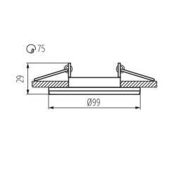 https://design-led.fr/ Support plafond COLIE dorée Ø99 mm 6,50&nbsp;€ 6,50&nbsp;€ 26741