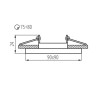 https://design-led.fr/ Support plafond MORTA-DT orientable verre noir 90 x 90 mm 7,20&nbsp;€ 7,20&nbsp;€ 26719