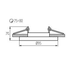 https://design-led.fr/ Support plafond MORTA-DT orientable verre noir Ø95 mm 7,70&nbsp;€ 7,70&nbsp;€ 26717