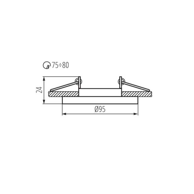 https://design-led.fr/ Support plafond MORTA-DT orientable verre Ø95 mm 7,70&nbsp;€ 7,70&nbsp;€ 26716