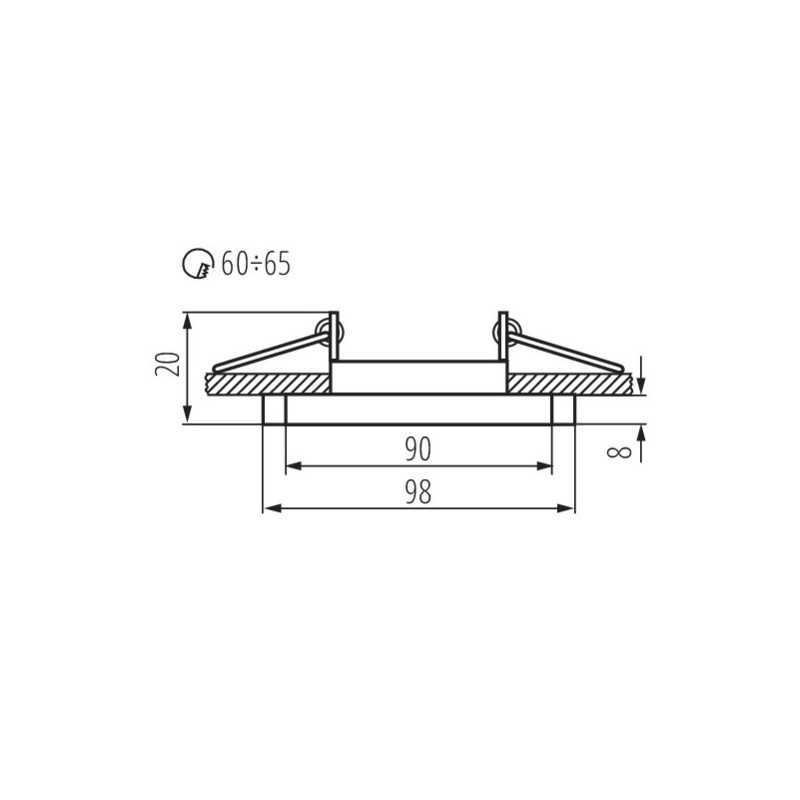 https://design-led.fr/ Support plafond MORTA-OCT Ø98 mm verre noir 4,20&nbsp;€ 4,20&nbsp;€ 26715