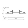 https://design-led.fr/ Support plafond MORTA-B verre Ø90 mm 9,80&nbsp;€ 9,80&nbsp;€ 22117