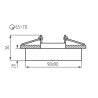https://design-led.fr/ Support plafond MORTA-B 90x90 mm verre noir 9,80&nbsp;€ 9,80&nbsp;€ 22110