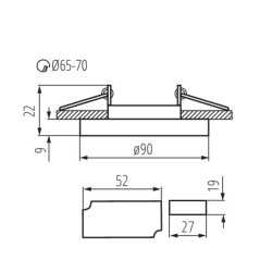 https://design-led.fr/ Support plafond SOREN Ø90 mm verre & led sur la tranche 3.6w 3000k 14,70&nbsp;€ 14,70&nbsp;€ 24410