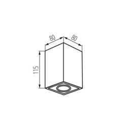 https://design-led.fr/ Plafonnier pour éclairage d'accentuation GORD-XS Blanc 1xGU10 16,00&nbsp;€ 16,00&nbsp;€ 25477