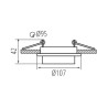 https://design-led.fr/ Support plafond AGEO Ø107 mm blanc 11,10&nbsp;€ 11,10&nbsp;€ 33166
