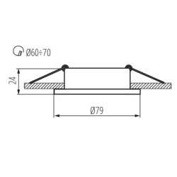 https://design-led.fr/ Support plafond RADAN Ø79 mm aluminium 7,70&nbsp;€ 7,70&nbsp;€ 7362