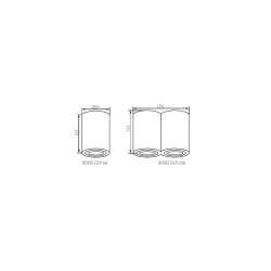 https://design-led.fr/ Support plafond bord aluminium DLP-250-AL 2xGU10 56,80&nbsp;€ 39,76&nbsp;€ -30% 22553