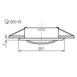 https://design-led.fr/ Support plafond ARGUS Ø82 mm or 2,70&nbsp;€ 2,70&nbsp;€ 300