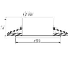 https://design-led.fr/ Support plafond orientable APRILA Ø 103 blanc 7,00&nbsp;€ 7,00&nbsp;€ 26738