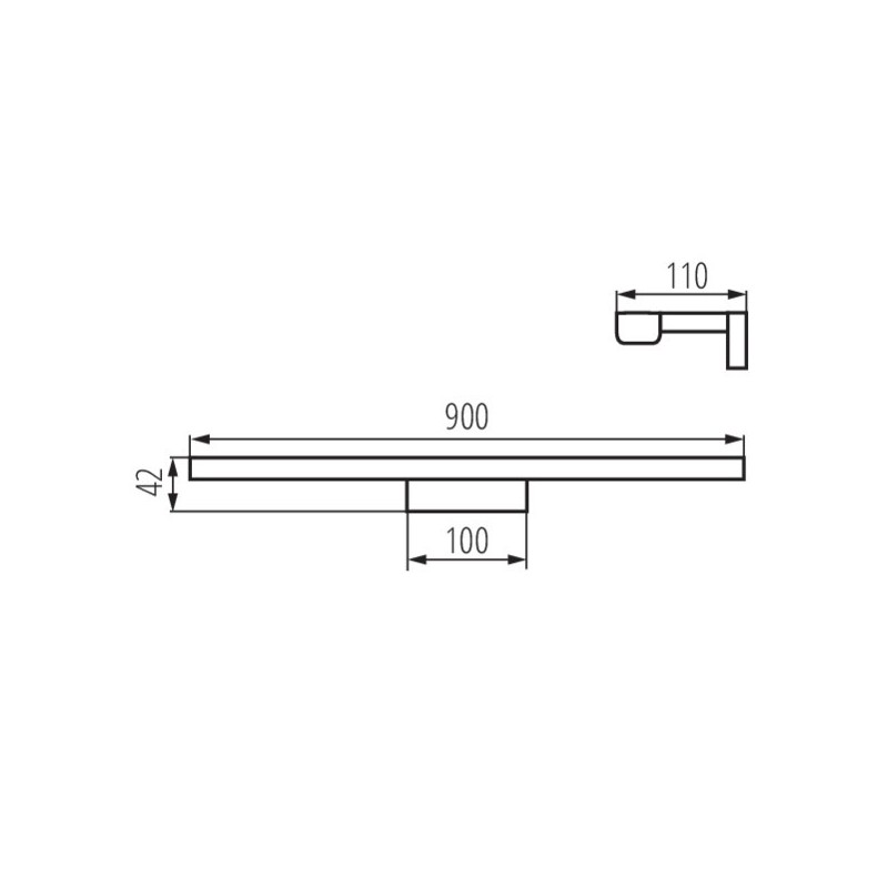 https://design-led.fr/ Luminaire mural LED ASTEN chrome 15w 90cm 4000K 46,00&nbsp;€ 46,00&nbsp;€ 26682