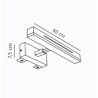 https://design-led.fr/ Applique Otis 60 Chromé 16W 3000K 94,90&nbsp;€ 94,90&nbsp;€ 2015411033