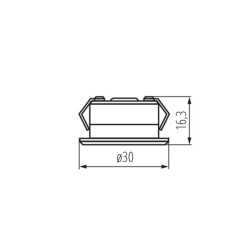 https://design-led.fr/ Luminaire LED intégré 12V 1W IMBER Ø30 mm IP65 3000K 8,80&nbsp;€ 8,80&nbsp;€ 23522