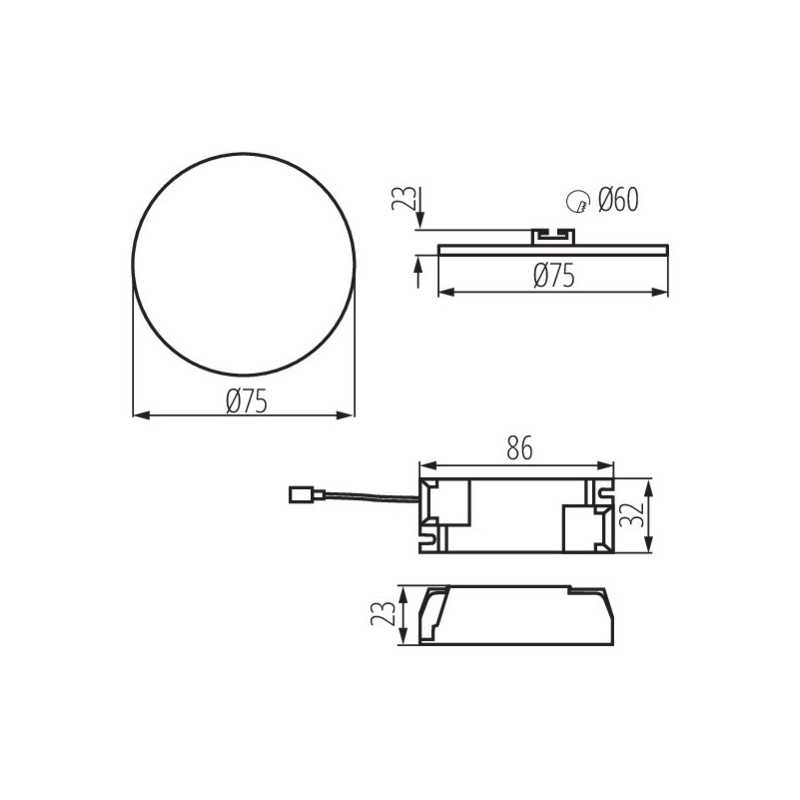 https://design-led.fr/ Downlight led saillie AREL Ø75 mm 6w 3000k 13,70&nbsp;€ 13,70&nbsp;€ 29581