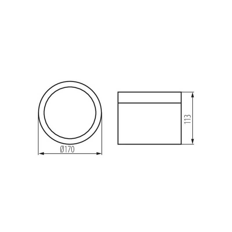 https://design-led.fr/ Plafonnier led saillie TIBERI blanc Ø170 mm IP54 20w 4000k 67,90&nbsp;€ 67,90&nbsp;€ 35676