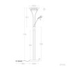 https://design-led.fr/ Lampadaire avec Lecture Métal Ethan argenté 121,30&nbsp;€ 121,30&nbsp;€ C213893