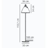 https://design-led.fr/ Strap Lampadaire Blanc E27 249,00&nbsp;€ 249,00&nbsp;€ 46234001