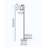 https://design-led.fr/ Nexus 2 Lampadaire Noir GU10 149,00&nbsp;€ 149,00&nbsp;€ 2020644003