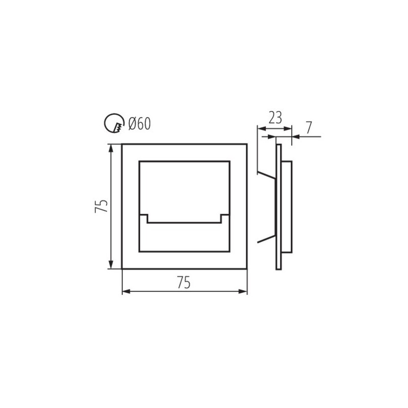 https://design-led.fr/ Luminaire LED pour marches escalier SABIK-LED MINI 0.8W 12V 4000K 15,60&nbsp;€ 15,60&nbsp;€ 32490