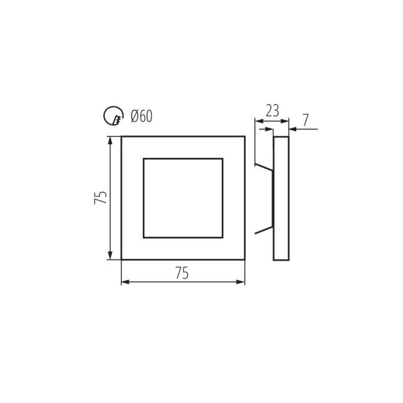 https://design-led.fr/ Luminaire LED pour marches escalier APUS 0.8W 12V 6500K blanc 15,60&nbsp;€ 15,60&nbsp;€ 26841