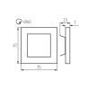 https://design-led.fr/ Luminaire LED pour marches escalier APUS 0.8W 12V 6500K 15,60&nbsp;€ 15,60&nbsp;€ 23107