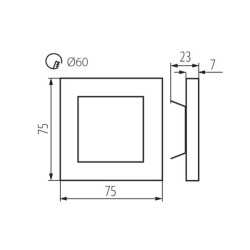 https://design-led.fr/ Luminaire LED pour marches escalier APUS 0.8W 12V 3000K 15,60&nbsp;€ 15,60&nbsp;€ 23106