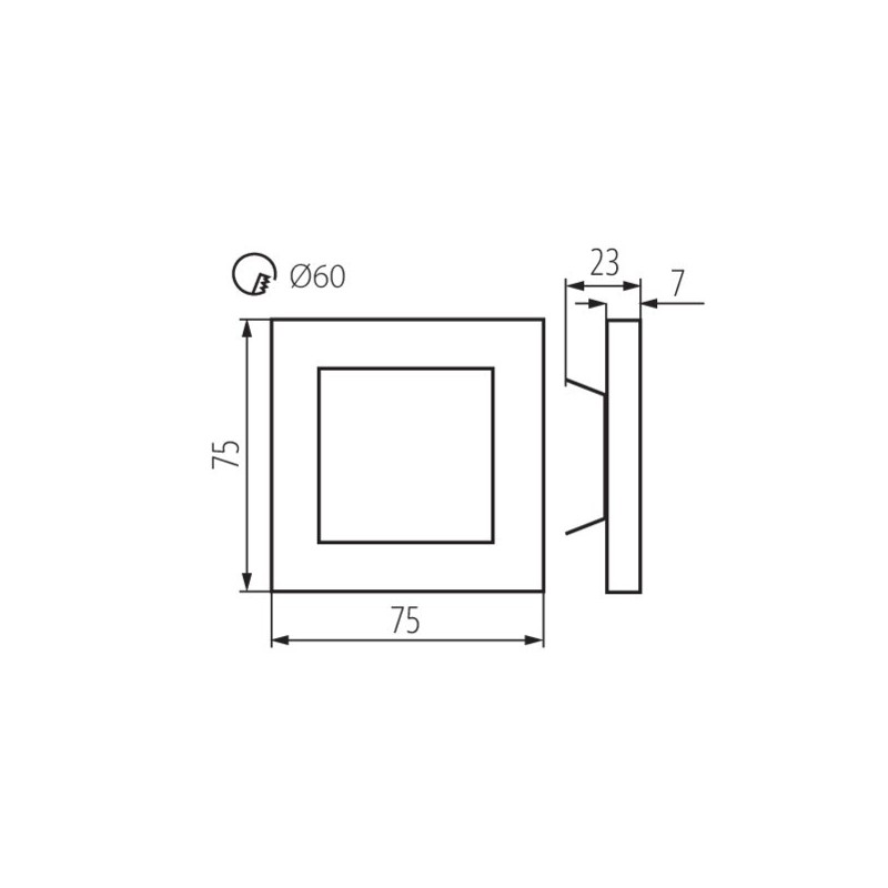https://design-led.fr/ Luminaire LED pour marches escalier APUS 0.8W 12V 3000K 15,60&nbsp;€ 15,60&nbsp;€ 23106