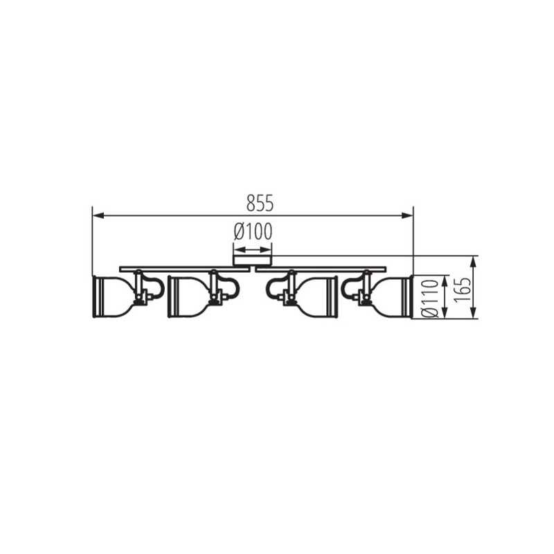 https://design-led.fr/ Luminaire mural et plafonnier DERATO 4xE14 Noir 99,50&nbsp;€ 99,50&nbsp;€ 35646